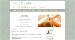 Desktop Screenshot of nickymansfield.com